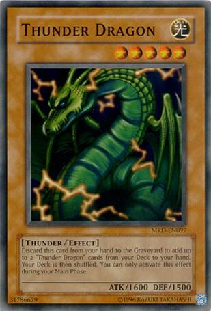 Thunder Dragon trading card from Metal Raiders (Worldwide English) Thunder Dragon - Metal Raiders (Worldwide English) YuGiOh trading card