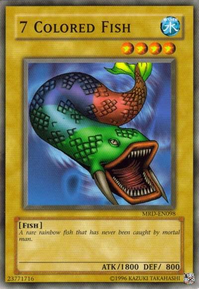7 Colored Fish - Metal Raiders (Worldwide English) YuGiOh trading card