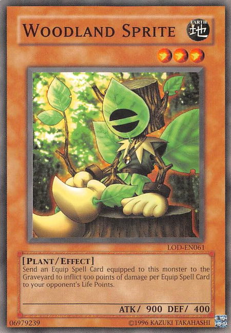 Woodland Sprite trading card from Legacy of Darkness (Worldwide English) Woodland Sprite - Legacy of Darkness (Worldwide English) YuGiOh trading card