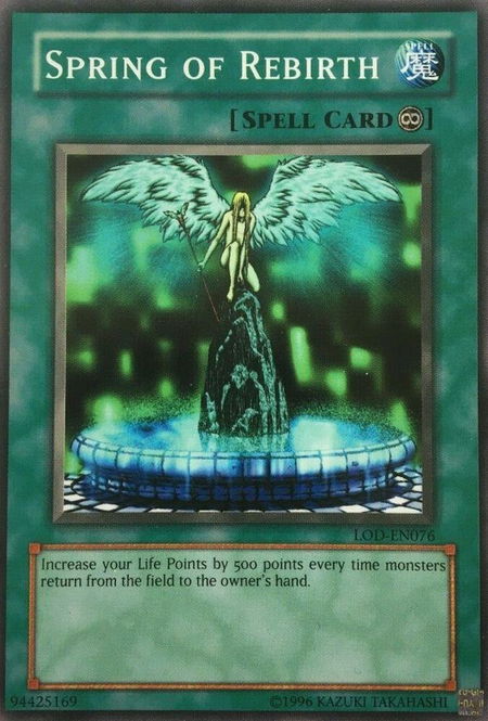 Spring of Rebirth - Legacy of Darkness (Worldwide English) YuGiOh trading card