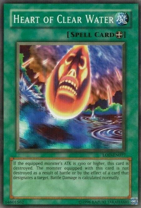 Heart of Clear Water - Legacy of Darkness (Worldwide English) YuGiOh trading card
