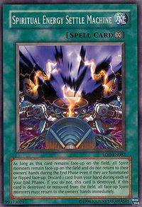 Spiritual Energy Settle Machine - Legacy of Darkness (Worldwide English) (LOD-EN) #LOD-EN082 - Common / Short Print YuGiOh Trading Card