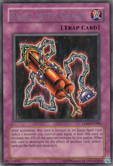 Blast with Chain - Legacy of Darkness (Worldwide English) YuGiOh trading card