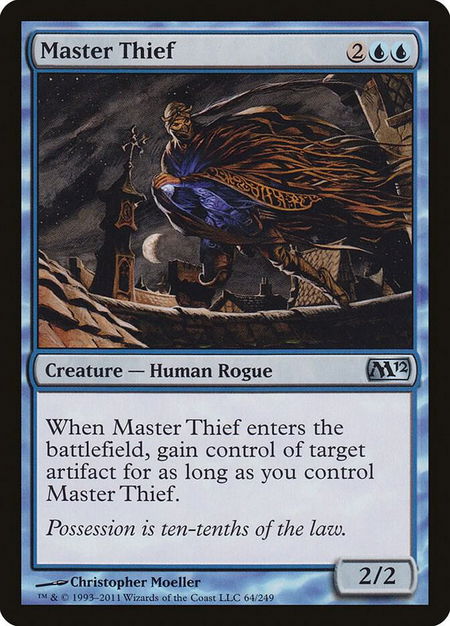 Master Thief - Magic 2012 (M12) Magic: The Gathering trading card
