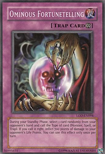 Ominous Fortunetelling - Legacy of Darkness (Worldwide English) YuGiOh trading card