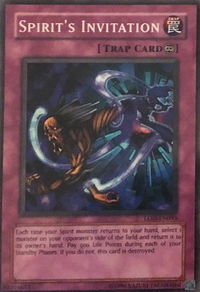 Spirit's Invitation - Legacy of Darkness (Worldwide English) (LOD-EN) #LOD-EN095 - Common / Short Print YuGiOh Trading Card