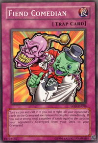Fiend Comedian - Legacy of Darkness (Worldwide English) (LOD-EN) #LOD-EN098 - Common / Short Print YuGiOh Trading Card
