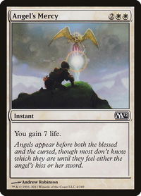 Angel's Mercy - Magic 2012 (M12) (M12) #4 - Common Magic: The Gathering Trading Card