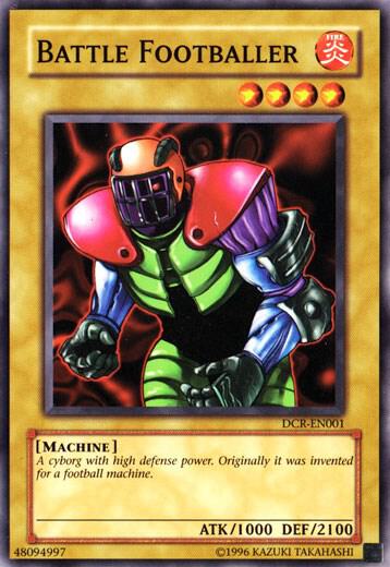 Battle Footballer trading card from Dark Crisis (Worldwide English) Battle Footballer - Dark Crisis (Worldwide English) YuGiOh trading card