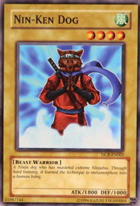 Nin-Ken Dog - Dark Crisis (Worldwide English) (DCR-EN) #DCR-EN002 - Common / Short Print YuGiOh Trading Card
