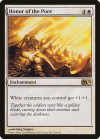 Honor of the Pure - Magic 2012 (M12) (M12) #23 - Rare Magic: The Gathering Trading Card