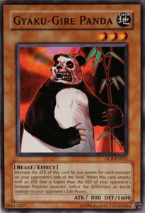 Gyaku-Gire Panda - Dark Crisis (Worldwide English) (DCR-EN) #DCR-EN021 - Common / Short Print YuGiOh Trading Card
