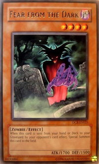 Fear from the Dark - Dark Crisis (Worldwide English) (DCR-EN) #DCR-EN025 - Rare YuGiOh Trading Card