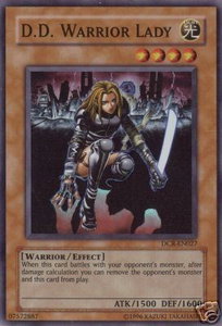 D.D. Warrior Lady - Dark Crisis (Worldwide English) (DCR-EN) #DCR-EN027 - Super Rare YuGiOh Trading Card