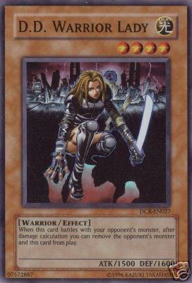 D.D. Warrior Lady trading card from Dark Crisis (Worldwide English) D.D. Warrior Lady - Dark Crisis (Worldwide English) YuGiOh trading card