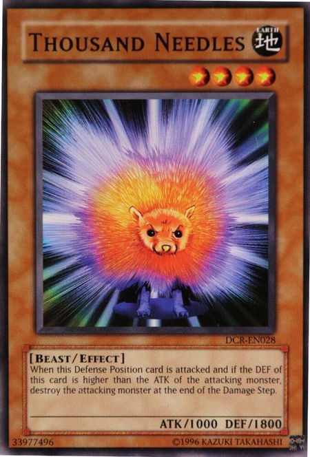 Thousand Needles trading card from Dark Crisis (Worldwide English) Thousand Needles - Dark Crisis (Worldwide English) YuGiOh trading card