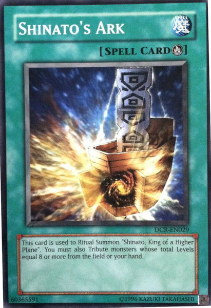 Shinato's Ark trading card from Dark Crisis (Worldwide English) Shinato's Ark - Dark Crisis (Worldwide English) YuGiOh trading card