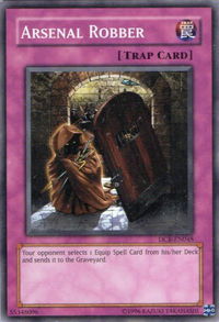 Arsenal Robber - Dark Crisis (Worldwide English) (DCR-EN) #DCR-EN048 - Common / Short Print YuGiOh Trading Card