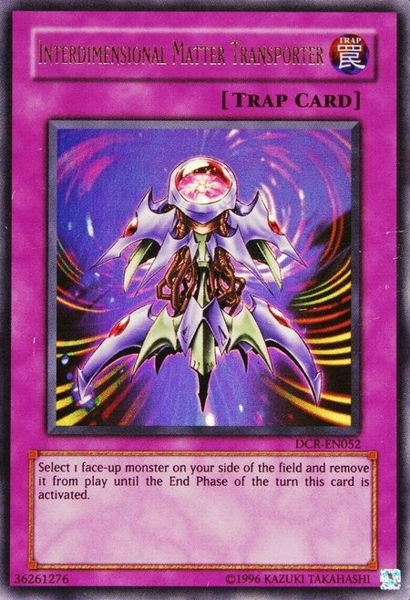 Interdimensional Matter Transporter trading card from Dark Crisis (Worldwide English) Interdimensional Matter Transporter - Dark Crisis (Worldwide English) YuGiOh trading card