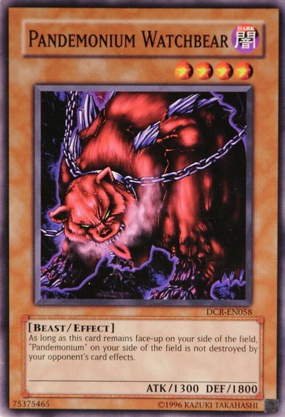 Pandemonium Watchbear - Dark Crisis (Worldwide English) YuGiOh trading card