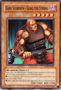 Dark Scorpion - Gorg the Strong - Dark Crisis (Worldwide English) (DCR-EN) #DCR-EN060 - Common / Short Print YuGiOh Trading Card
