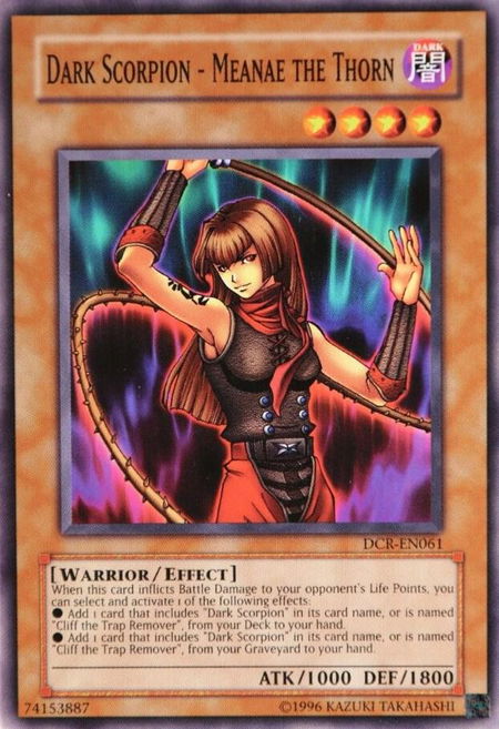 Dark Scorpion - Meanae the Thorn - Dark Crisis (Worldwide English) YuGiOh trading card