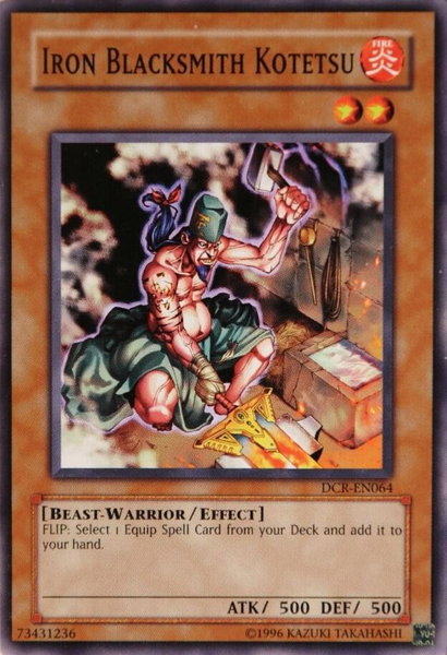Iron Blacksmith Kotetsu - Dark Crisis (Worldwide English) YuGiOh trading card
