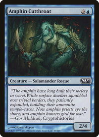 Amphin Cutthroat - Magic 2012 (M12) (M12) #43 - Common Magic: The Gathering Trading Card