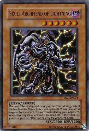 Skull Archfiend of Lightning trading card from Dark Crisis (Worldwide English) Skull Archfiend of Lightning - Dark Crisis (Worldwide English) YuGiOh trading card