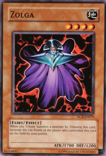 Zolga trading card from Dark Crisis (Worldwide English) Zolga - Dark Crisis (Worldwide English) YuGiOh trading card