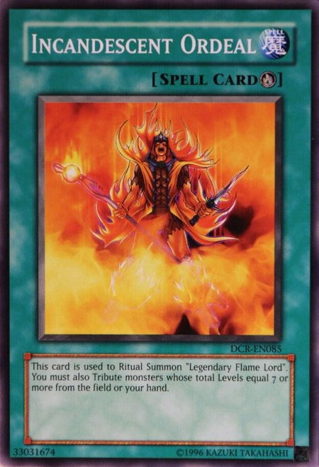 Incandescent Ordeal - Dark Crisis (Worldwide English) YuGiOh trading card