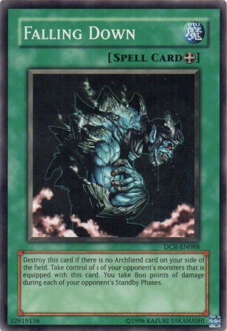 Falling Down - Dark Crisis (Worldwide English) YuGiOh trading card