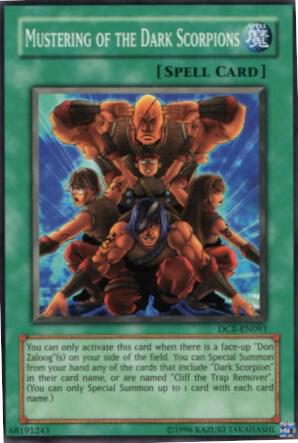 Mustering of the Dark Scorpions - Dark Crisis (Worldwide English) YuGiOh trading card