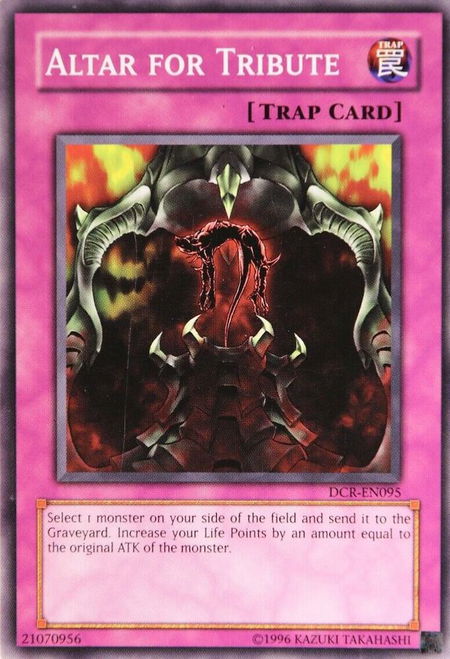 Altar for Tribute - Dark Crisis (Worldwide English) YuGiOh trading card