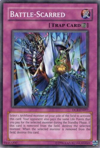 Battle-Scarred - Dark Crisis (Worldwide English) YuGiOh trading card