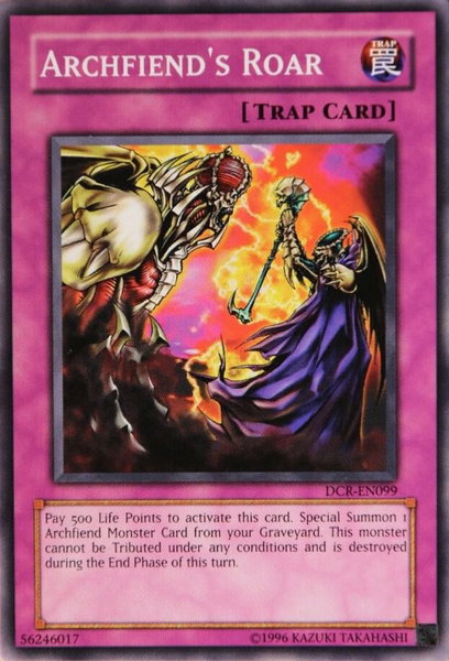 Archfiend's Roar - Dark Crisis (Worldwide English) YuGiOh trading card