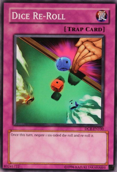 Dice Re-Roll - Dark Crisis (Worldwide English) YuGiOh trading card