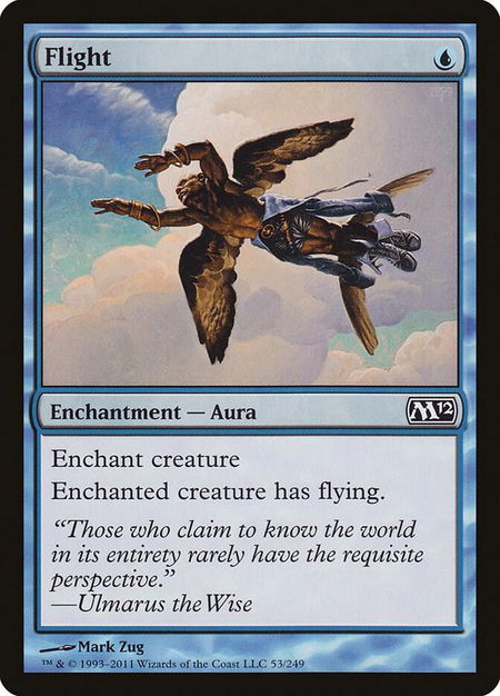 Flight - Magic 2012 (M12) Magic: The Gathering trading card