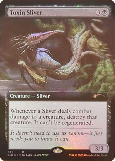 Toxin Sliver (Extended Art) - Secret Lair Drop Series Magic: The Gathering trading card