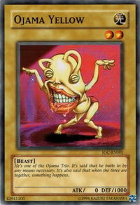 Ojama Yellow - Invasion of Chaos (Worldwide English) (IOC-EN) #IOC-EN001 - Common / Short Print YuGiOh Trading Card