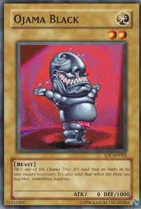Ojama Black - Invasion of Chaos (Worldwide English) (IOC-EN) #IOC-EN002 - Common / Short Print YuGiOh Trading Card