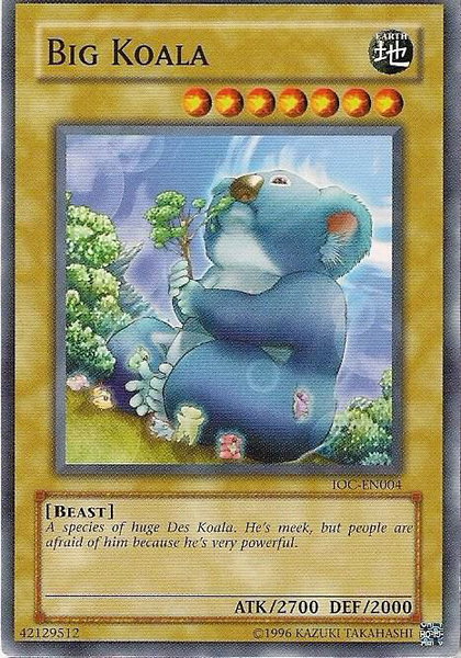 Big Koala - Invasion of Chaos (Worldwide English) YuGiOh trading card