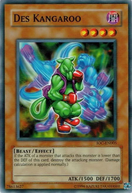 Des Kangaroo - Invasion of Chaos (Worldwide English) YuGiOh trading card