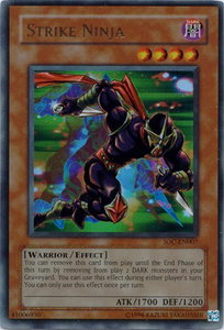 Strike Ninja - Invasion of Chaos (Worldwide English) (IOC-EN) #IOC-EN007 - Ultra Rare YuGiOh Trading Card