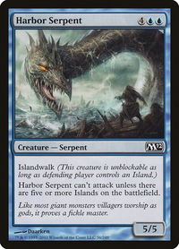 Harbor Serpent - Magic 2012 (M12) (M12) #56 - Common Magic: The Gathering Trading Card