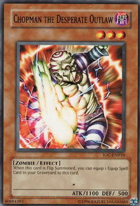 Chopman the Desperate Outlaw - Invasion of Chaos (Worldwide English) (IOC-EN) #IOC-EN010 - Common / Short Print YuGiOh Trading Card