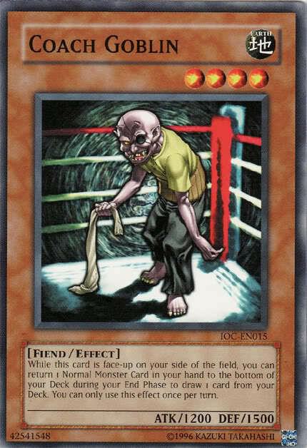 Coach Goblin - Invasion of Chaos (Worldwide English) YuGiOh trading card