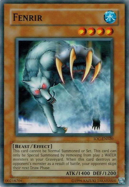 Fenrir - Invasion of Chaos (Worldwide English) YuGiOh trading card
