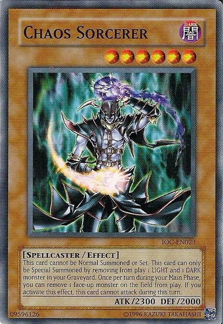 Chaos Sorcerer - Invasion of Chaos (Worldwide English) YuGiOh trading card