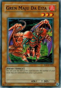 Gren Maju Da Eiza - Invasion of Chaos (Worldwide English) (IOC-EN) #IOC-EN024 - Common / Short Print YuGiOh Trading Card